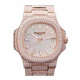 (image for) Patek Philippe Nautilus “Iced Out” 5719/10G Exceptional Replica 1:1