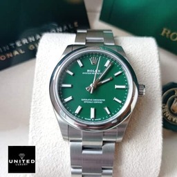 (image for) Rolex Oyster Perpetual 277200 “Green Dial” Perfect Super Clone