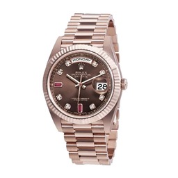 (image for) Rolex Day-Date 128235 “Chocolate Dial” Top Grade Clone 1:1