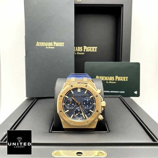 Audemars Piguet Royal Oak Offshore Chronograph 26401RO “Blue Leather” Supreme Replica Edition