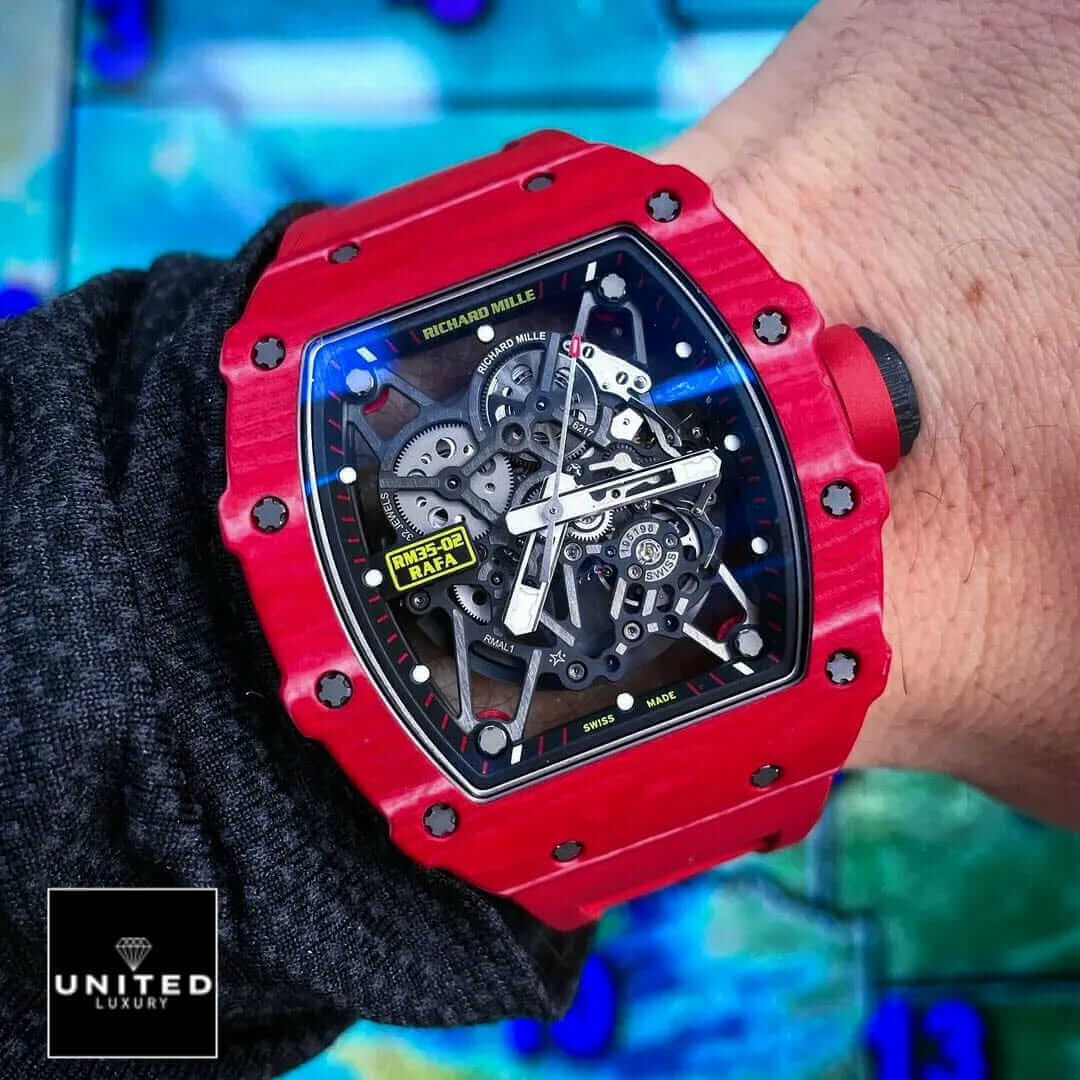 Richard Mille RM 35-02 “Red Quartz TPT” Top Replica 1:1