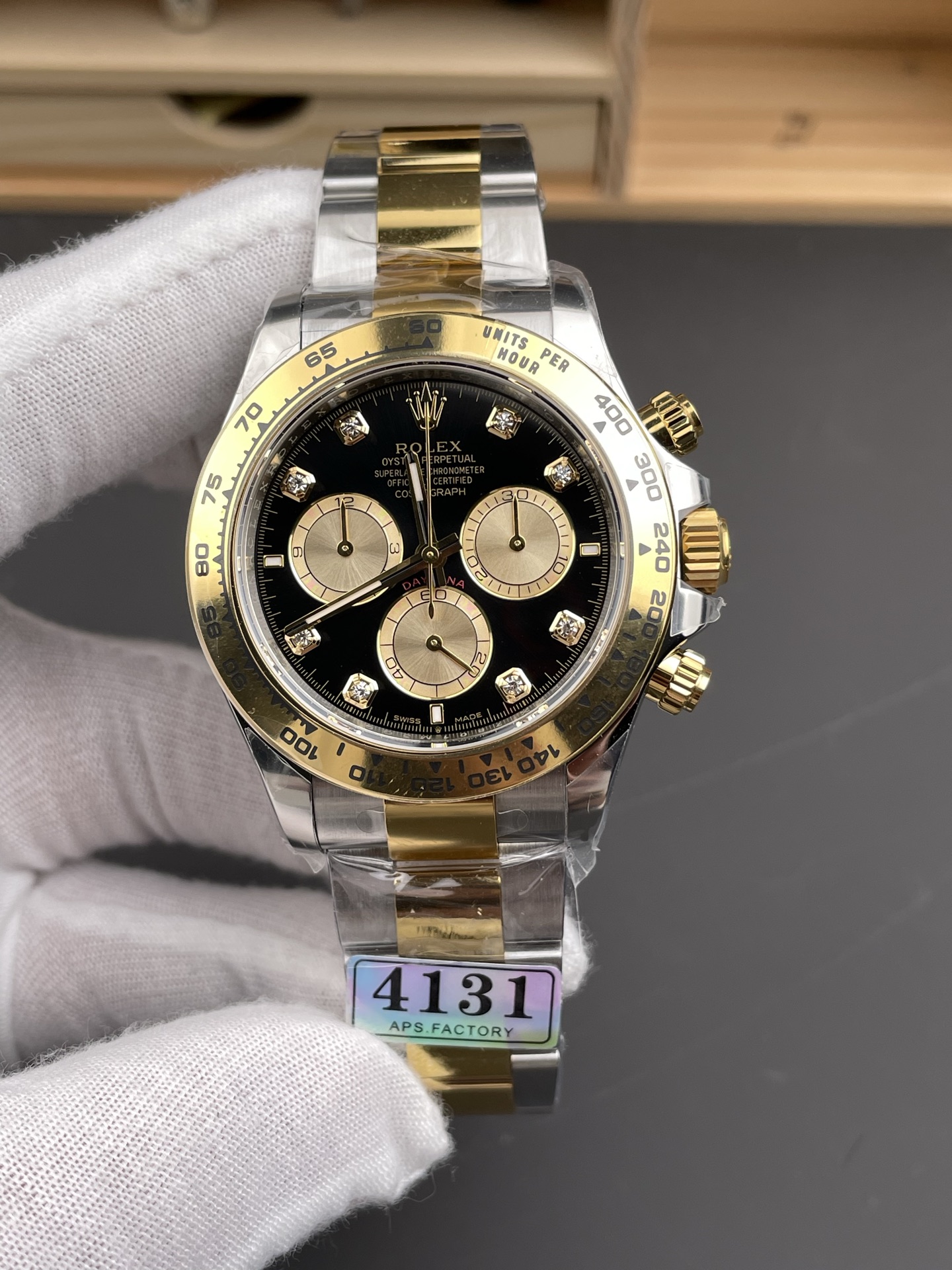 (image for) Rolex Daytona Cosmograph 126506 ASP Factory 4131 Movment “Platinum” Exceptional Replica 1:1
