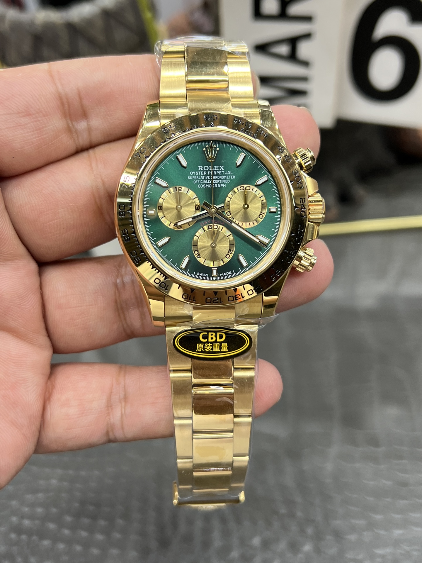 (image for) Rolex Daytona Cosmograph CBD 4131 Movment 40mm*12.4mm “Platinum” Exceptional Replica 1:1