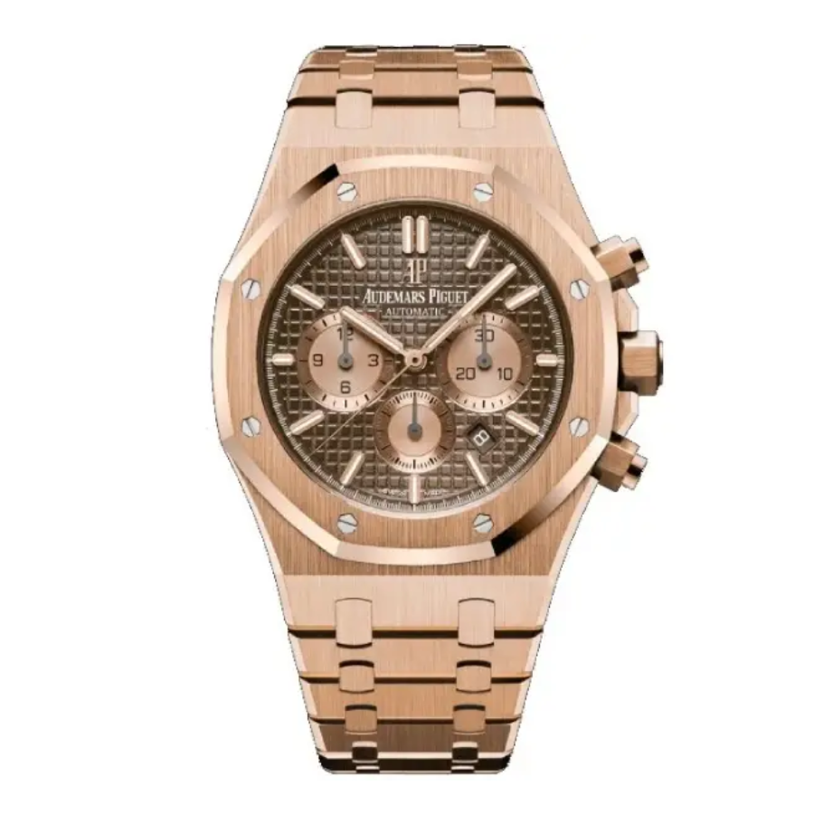 (image for) Audemars Piguet Royal Oak Chronograph 26331OR “Rose Gold Brown Dial” Master Replica 1:1