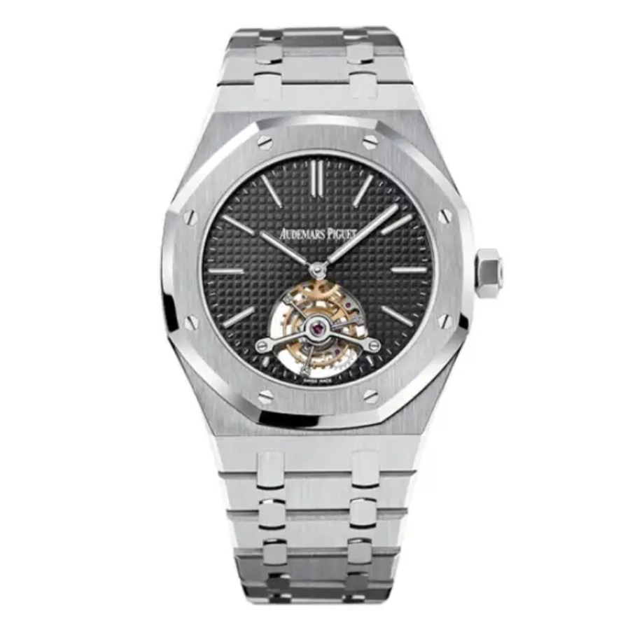 (image for) Audemars Piguet Royal Oak Tourbillon 26512ST “Black Dial” High Fidelity Replica