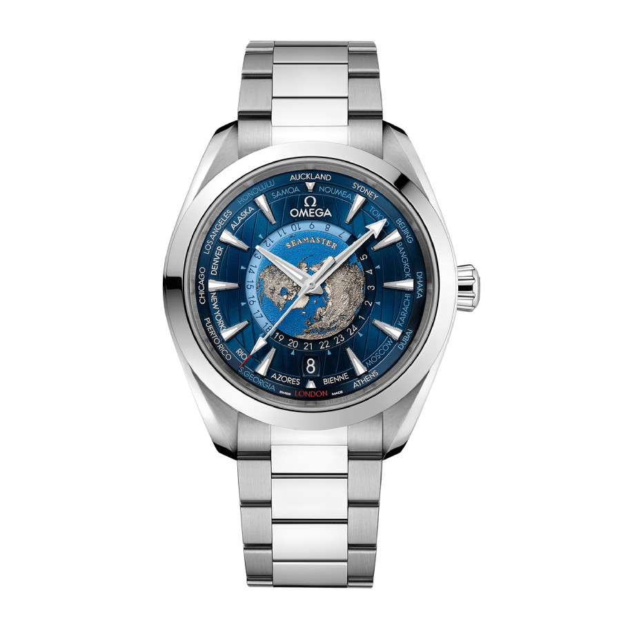 (image for) Omega Seamaster Aqua Terra Worldtimer 220.10.43.22.03.001 Signature Clone 1:1