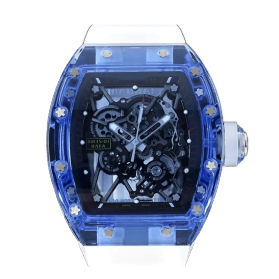 (image for) Richard Mille RM 35-02 “Blue and White Quartz TPT” Collector’s Copy 1:1
