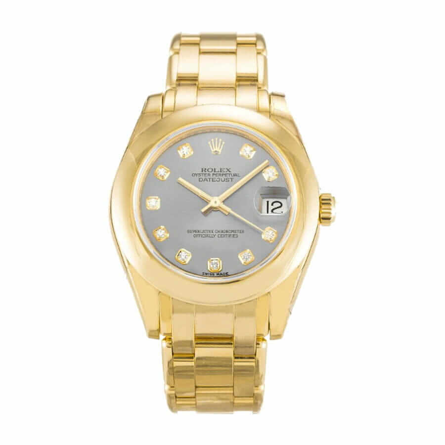 (image for) Rolex Pearl Master 81208 Gold & Diamond Dial Super Clone Premium Replica 1:1