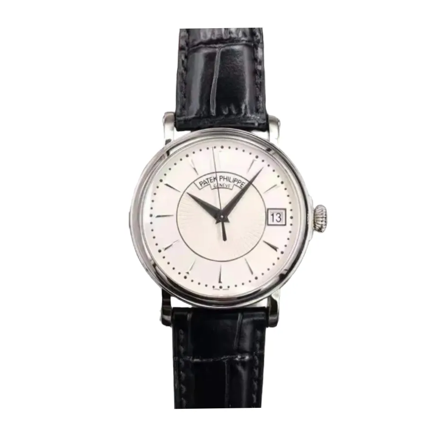 (image for) Patek Philippe Calatrava 5153G-010 “White Gold Officer’s Case” Authentic Clone 1:1