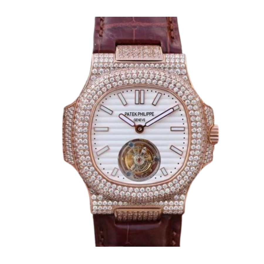 (image for) Patek Philippe Nautilus 5711 Tourbillon “Jumbo” Rose Gold Top Grade Clone 1:1