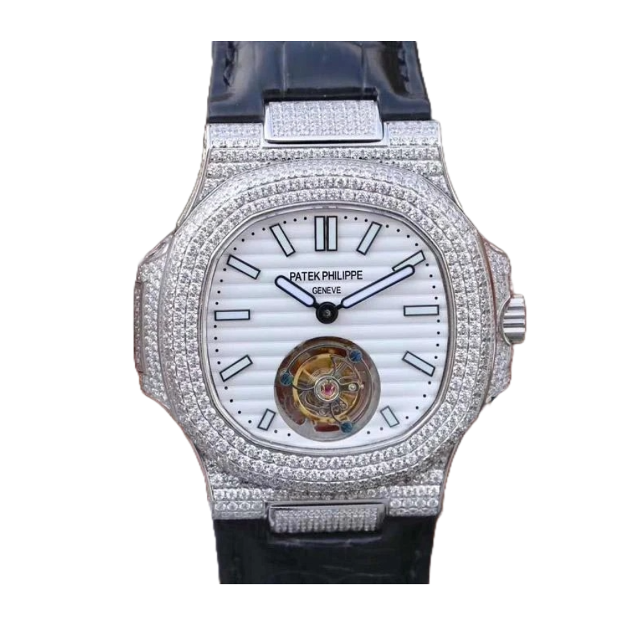 (image for) Patek Philippe Nautilus 5711 Tourbillon “Jumbo” White Dial Near Original Replica