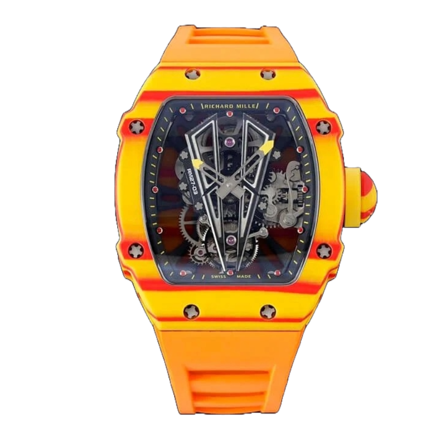 (image for) Richard Mille RM 27-03 Tourbillon “Rafael Nadal” Yellow Perfect Duplicate 1:1