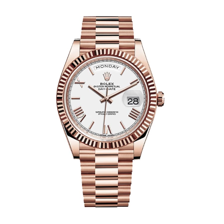 (image for) Rolex Day-Date 228235 “White Dial” Signature Replica 1:1