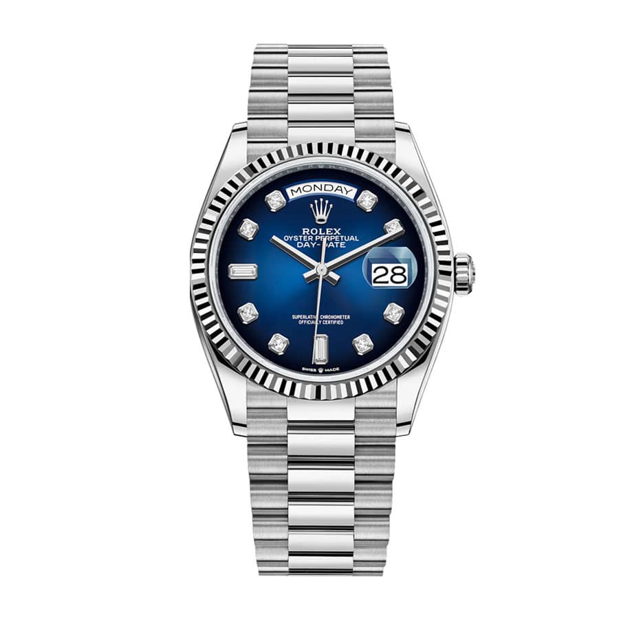 (image for) Rolex Day-Date 128239 “Blue Diamond Dial” High Fidelity Replica