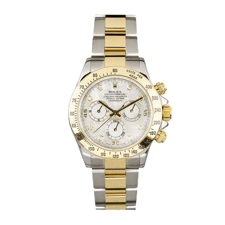 (image for) Rolex Daytona Two-Tone 116523 “White Dial” Authentic Super Replica