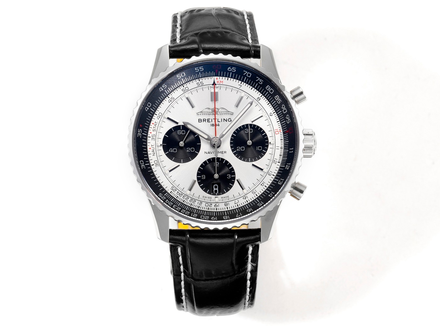 (image for) Breitling Navitimer B01 AB0138241G1P1 “White Black” Ultra Realistic Copy