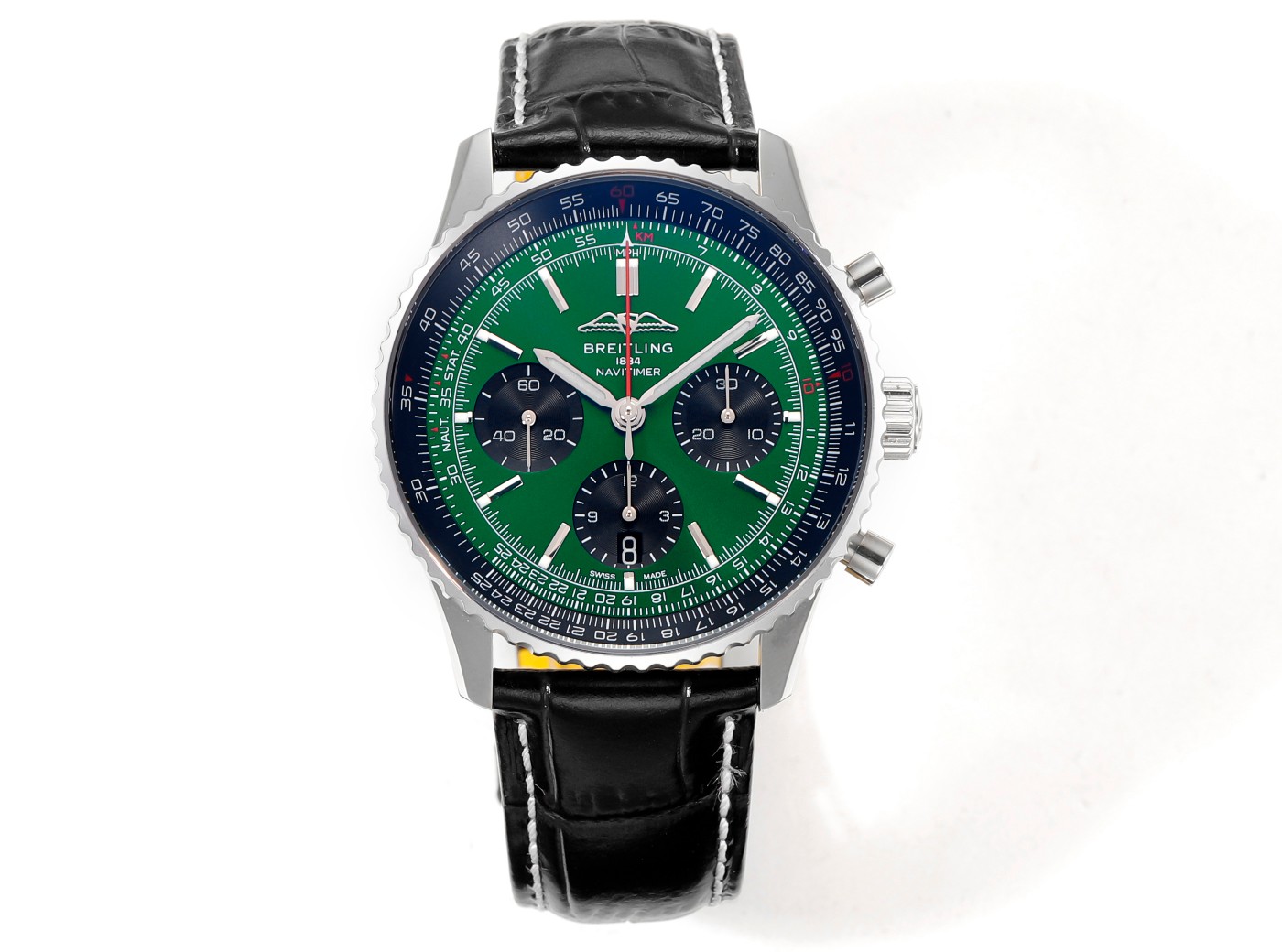 (image for) Breitling Navitimer B01 AB0137241L1P1 “Green Black” Ultra Realistic Copy