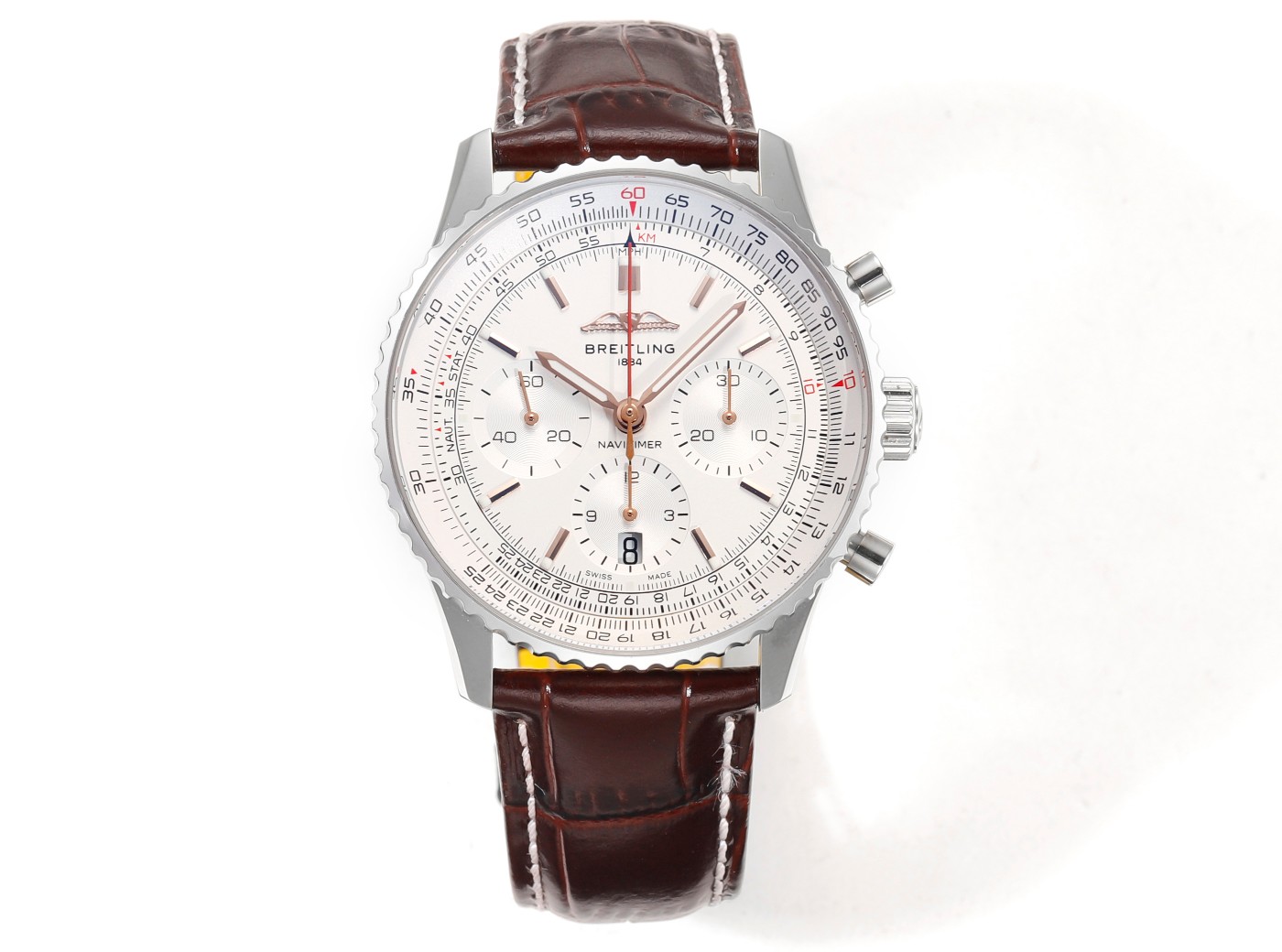 (image for) Breitling Navitimer B01 AB0139211G1P1 “White” Ultra Realistic Copy